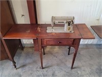 Tapered Leg Singer Sewing Cabinet
