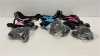 (3) Dog Dog harnesses with leashes size XL