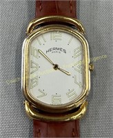 Hermes watch with papers, Montre Hermes avec