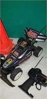 Radio control car and small safety cones