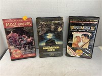 Vintage VHS  Wrestling & Monster Dog