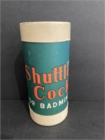 Antique Badminton Shuttle Cocks in Original Tube