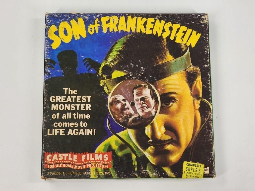 CASTLE FILMS SON OF FRANKENSTEIN SUPER 8