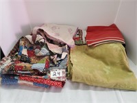 Linen items and quilting fabrics