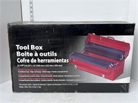 Red steel toolbox