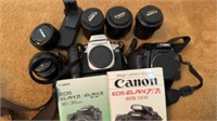 Canon EOS cameras and lens