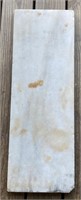 30”x10 1/2”x3/4” Marble slab, has a chip on the