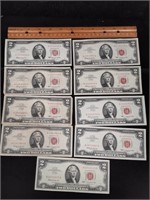 (9) 1963 $2 Notes