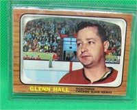 Glenn Hall 1966-67 Topps #54 Black Hawks