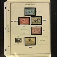 US Federal Duck Stamps 1934-1985 Mint Ducks on pag