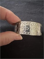 Silver tone bracelet