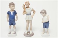 Bing & Grondahl Porcelain Figurines, 3