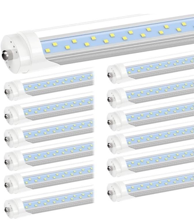 JESLED 8FT LED Bulbs, Single Pin Fa8 Base, 50W