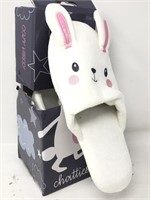 Chatties Girls’ Bunny Slippers, Size 8, Appear