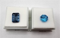 Large London blue topaz gemstones