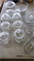 15 Asstd Glass Canisters, Bowls etc