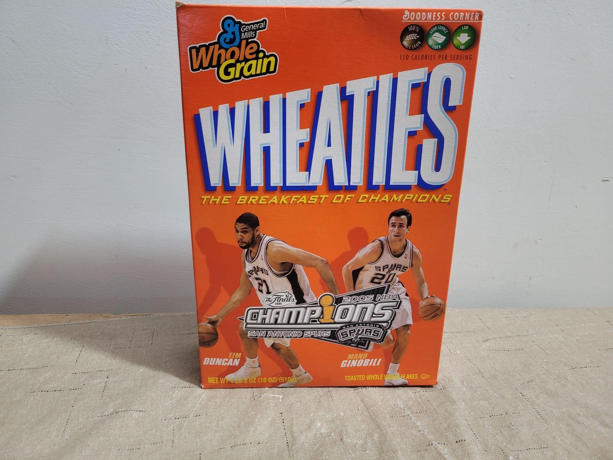 Box of Wheaties from 2005