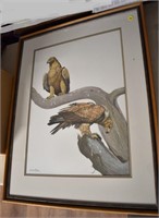 Dr. Jack Messer Original Painting "Eagle" 23" x