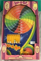 Vintage boxed Spin-A-Roo bagatelle type game