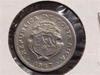 1967 Costa Rica 25cent