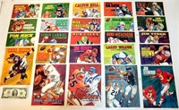 Complete 1970 Set 24 Topps Football Posters