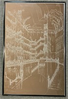 Mae Babitz Print - Bradbury Bldg, Los Angeles