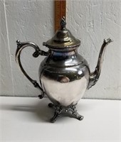Vintage Rogers Silver Co. Footed Teapot