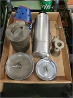 Ashtrays, Candle Holder, Stainless Thermos