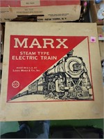 Marx Steam Type Electric Train Box & Pieces