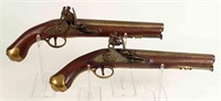 Pair of Reproduction Tower Flintlock Pistols