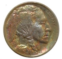 1913 Type 1 Buffalo Nickel *High Grade & Toned*