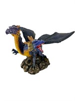 Summit Collection 2 Headed Blue Dragon Statue