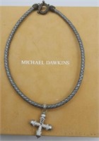 Signed Michael Dawkins Sterling 16in Leather