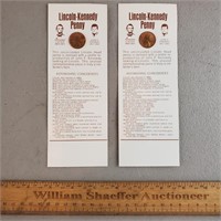 2ct Lincoln-Kennedy Pennies