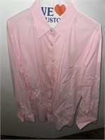 LADIES PINKNL/S SHIRT LARGE