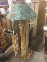 Saguaro cactus floor/table lamps with a cooper