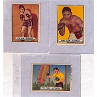 (3) 1951 Topps Ringside Boxing Cards