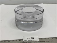 Orrefors Sweden Crystal Glass Candle Holder