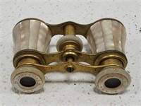 Antique Harvey & Lewis Mother Pearl Opera Glasses