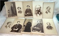 (10) 1870-90's Cabinet Photos, Various Portraits