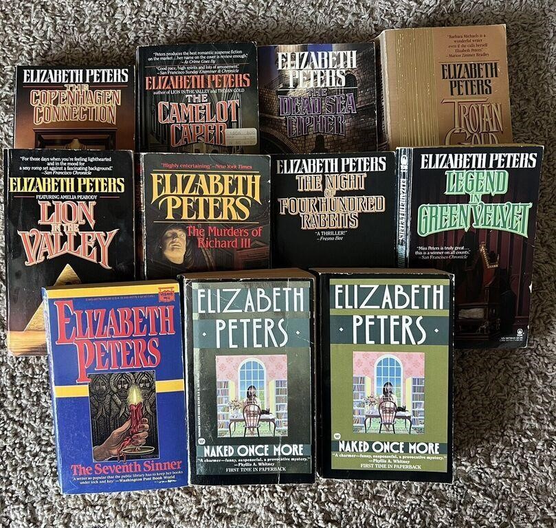 ELIZABETH PETERS MYSTERY NOVELS-SET OF 11