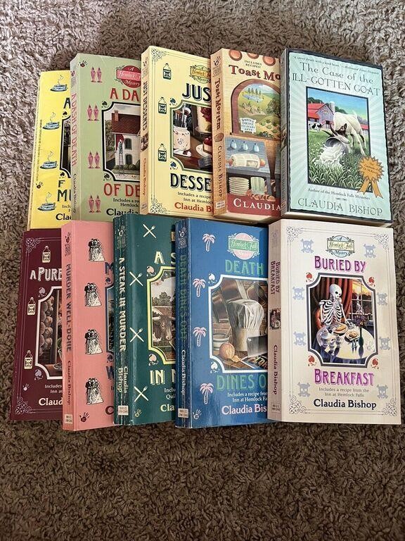 CLAUDIA BISHOP MYSTERY NOVELS-SET OF 10