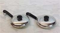 Frying pan salt and pepper shaker