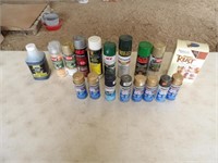 Various Spray Paints