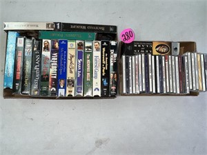CD's and VHS Tapes