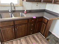 Countertop and cabinets