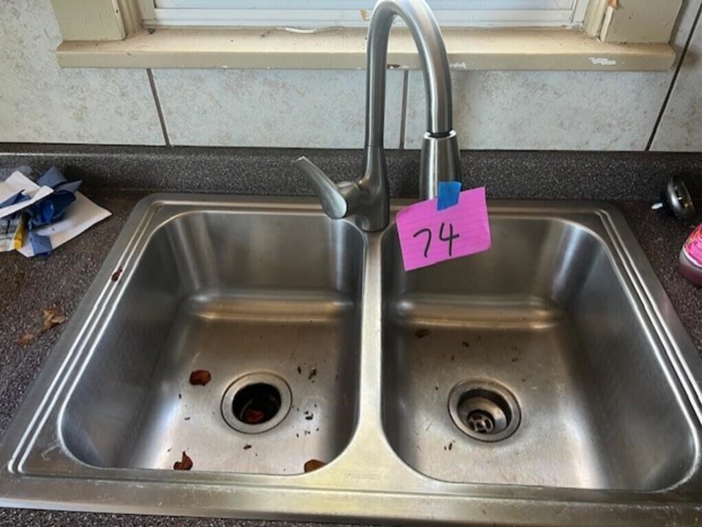 Sink and faucet