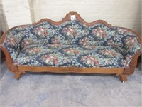 Walnut Victorian Sofa