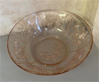 Federal pink depression vegetable bowl