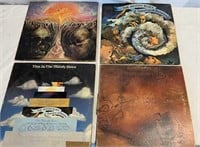 4) Moody Blues Vinyl LP Records